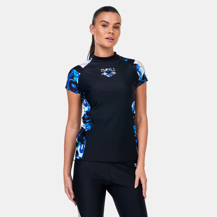 Arena Women's Modesty Swimming Rashguard Multi Arena Women's Modesty Swimming Rashguard Multi image number 0