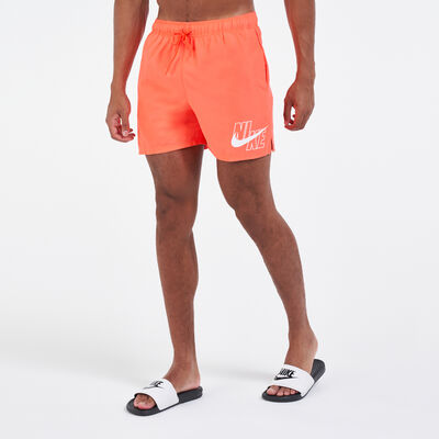 Nike Swim Men's 5-Inch Volley Swimming Shorts Red Nike Swim Men's 5-Inch Volley Swimming Shorts Red