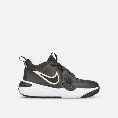 Nike Kids' Team Hustle D11 Basketball Shoe (Older Kids) Black