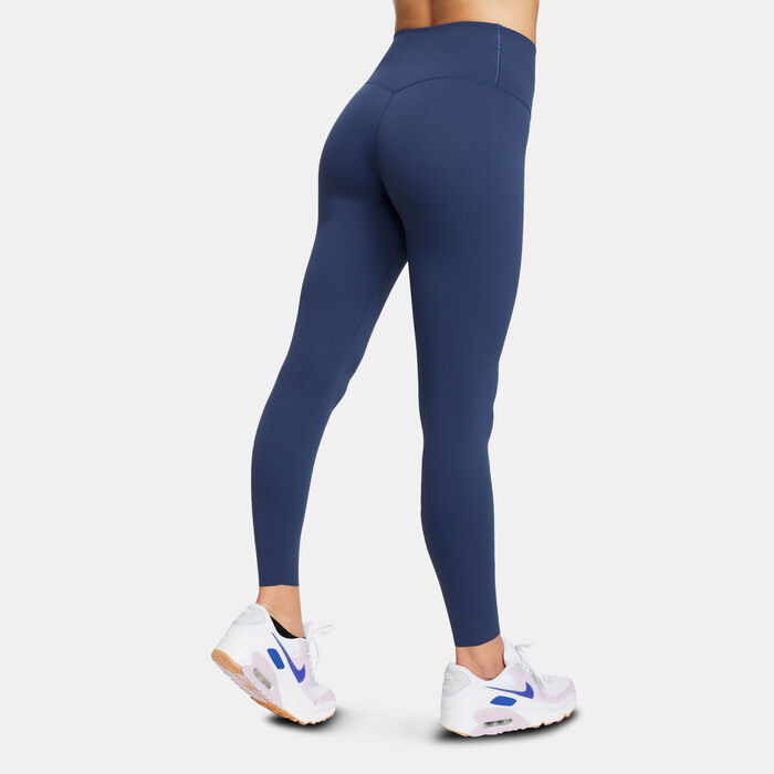 Nike Women's Zenvy Dri-FIT Training Leggings Blue Nike Women's Zenvy Dri-FIT Training Leggings Blue image number 1