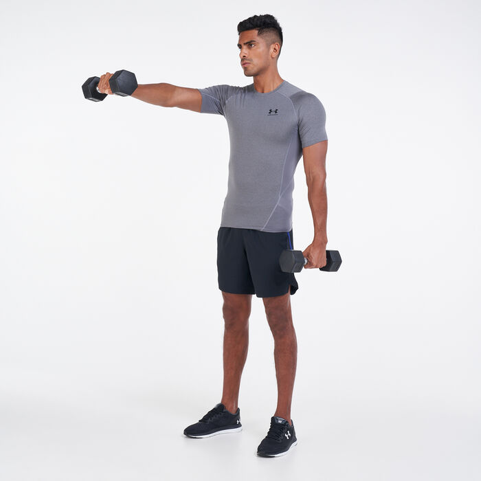 Under Armour Men's HeatGear® Armour T-Shirt Grey image number 2