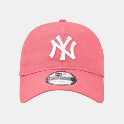 New Era Men's League Essentials 9TWENTY New York Yankees Cap Pink New Era Men's League Essentials 9TWENTY New York Yankees Cap Pink