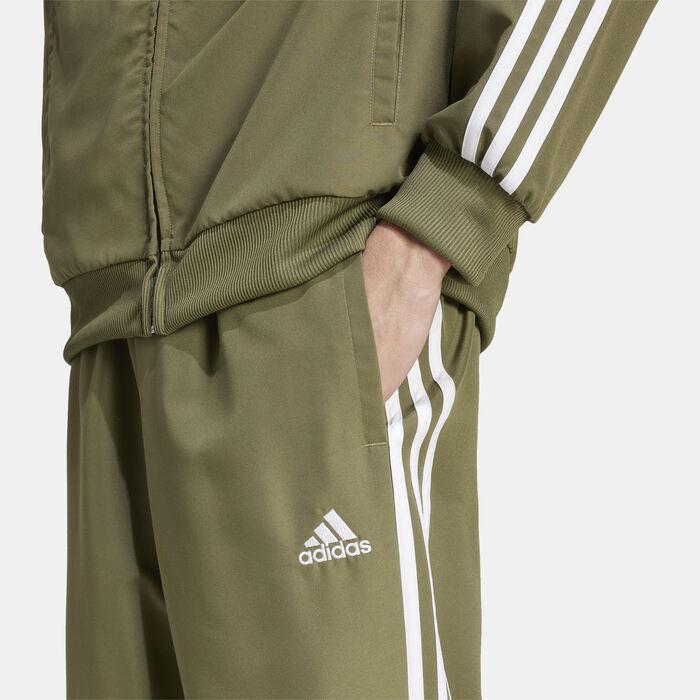 adidas Men's 3-Stripes Woven Track Suit Green adidas Men's 3-Stripes Woven Track Suit Green image number 3