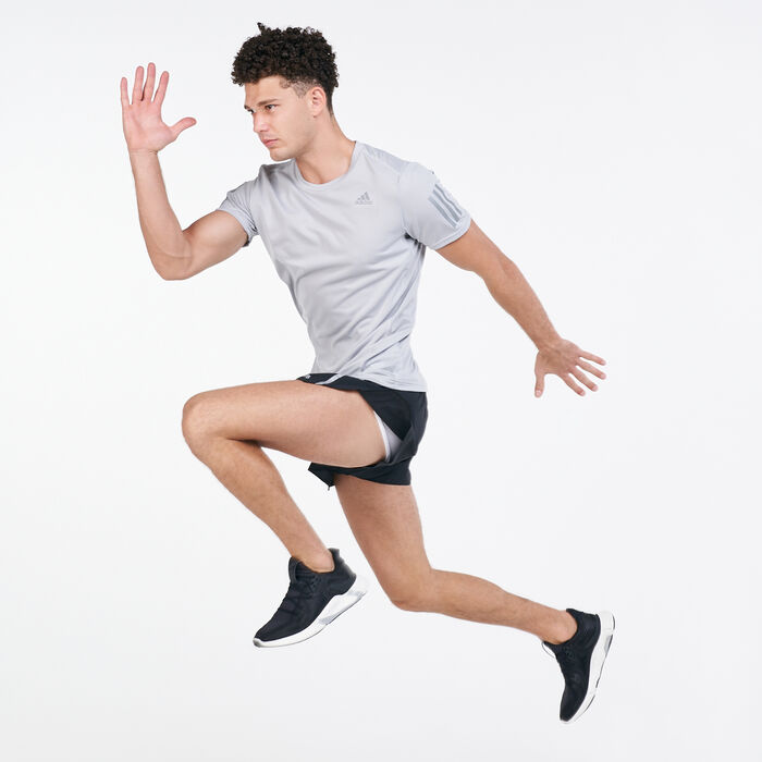 adidas Men's Saturday Split Shorts Black image number 2