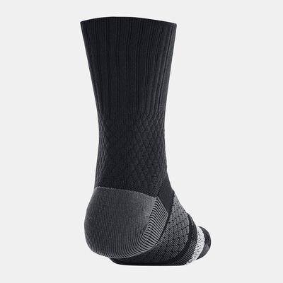 Under Armour Project Rock Armour Dry Playmaker Crew Socks (1 Pair) Black