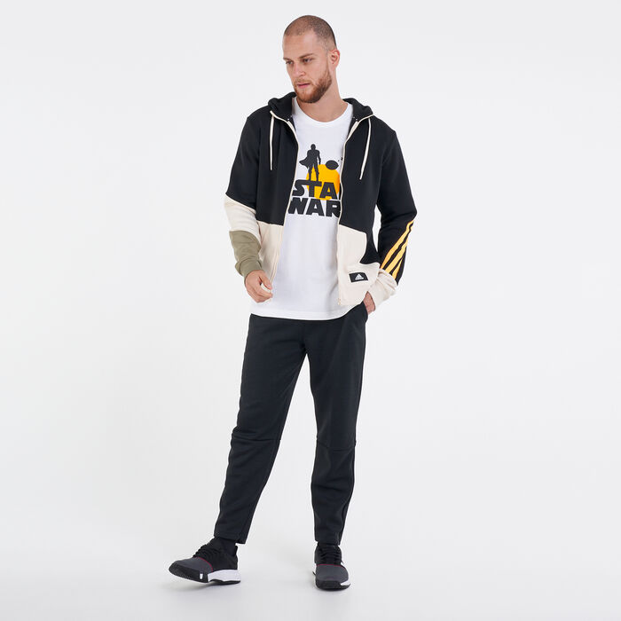 adidas Men's Sportswear Colourblock Hoodie Black adidas Men's Sportswear Colourblock Hoodie Black image number 2
