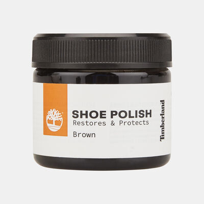 Timberland Brown Shoe Polish Clear