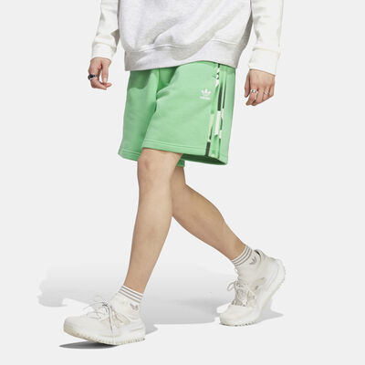 adidas Originals Men's Graphics Camo 3-Stripes Shorts Green