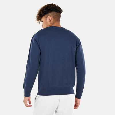 Nike Men's Sportswear Repeat Fleece Sweatshirt Blue