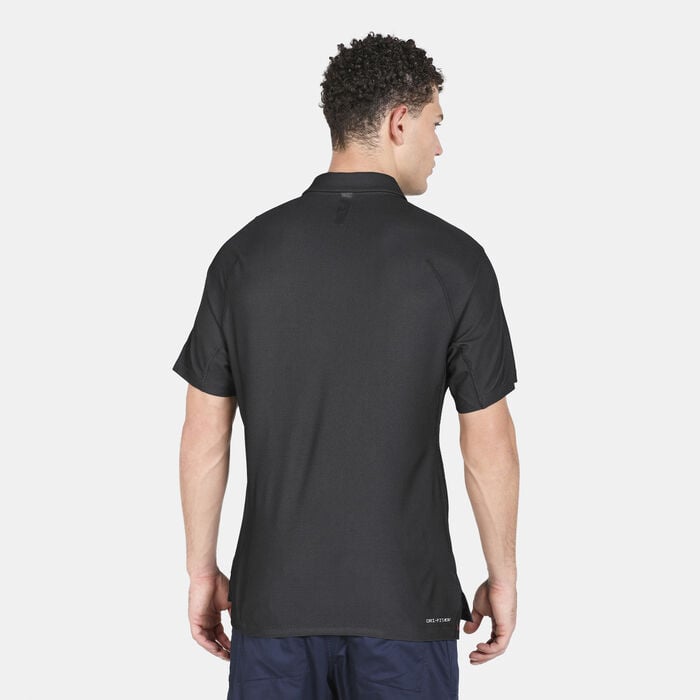 Nike Golf Men's Golf Dri-FIT ADV Tiger Woods Polo Shirt Grey Nike Golf Men's Golf Dri-FIT ADV Tiger Woods Polo Shirt Grey image number 1