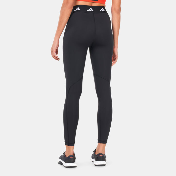 adidas Women's Techfit 7/8 Leggings Black image number 1