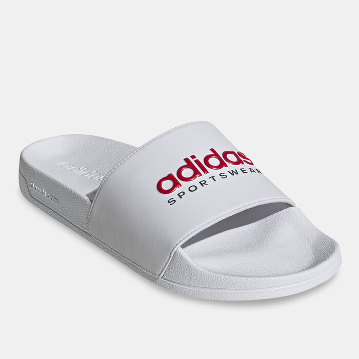 adidas Men's Adilette Shower Slides White image number 0