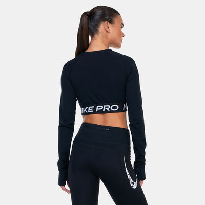 Nike Women's Pro Dri-FIT Crop Top Black Nike Women's Pro Dri-FIT Crop Top Black