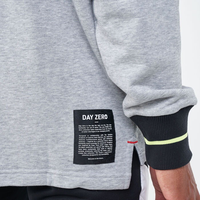 PUMA Men's Central Saint Martins Hoodie Grey PUMA Men's Central Saint Martins Hoodie Grey image number 3