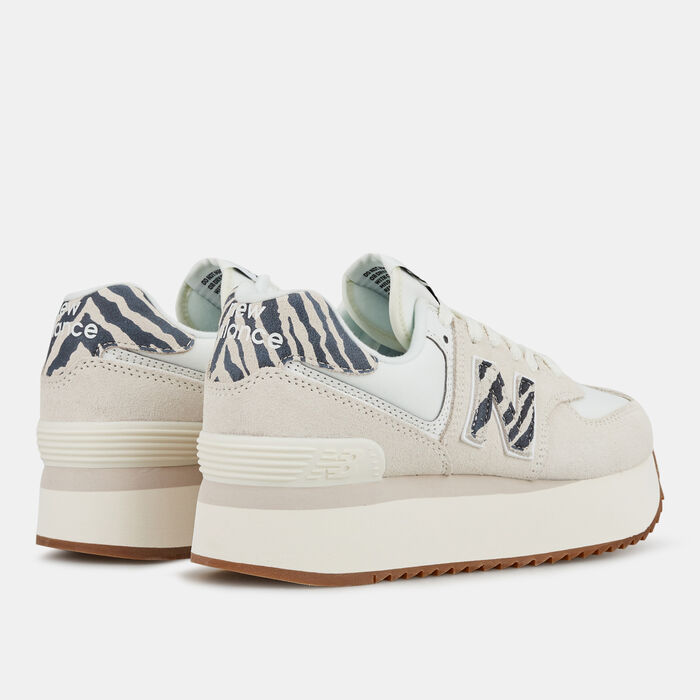 New Balance Women's 574 Shoe White New Balance Women's 574 Shoe White image number 2