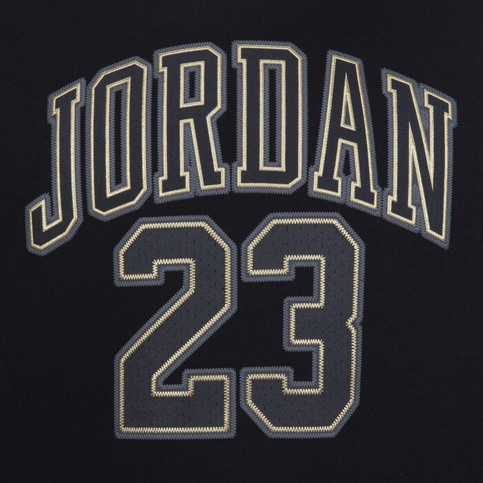 Jordan Kids' Fleece Hoodie Black Jordan Kids' Fleece Hoodie Black image number 4