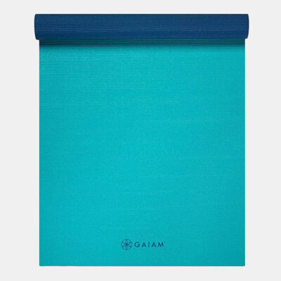 Gaiam 2-Color Yoga Mat (3mm) Multi Gaiam 2-Color Yoga Mat (3mm) Multi
