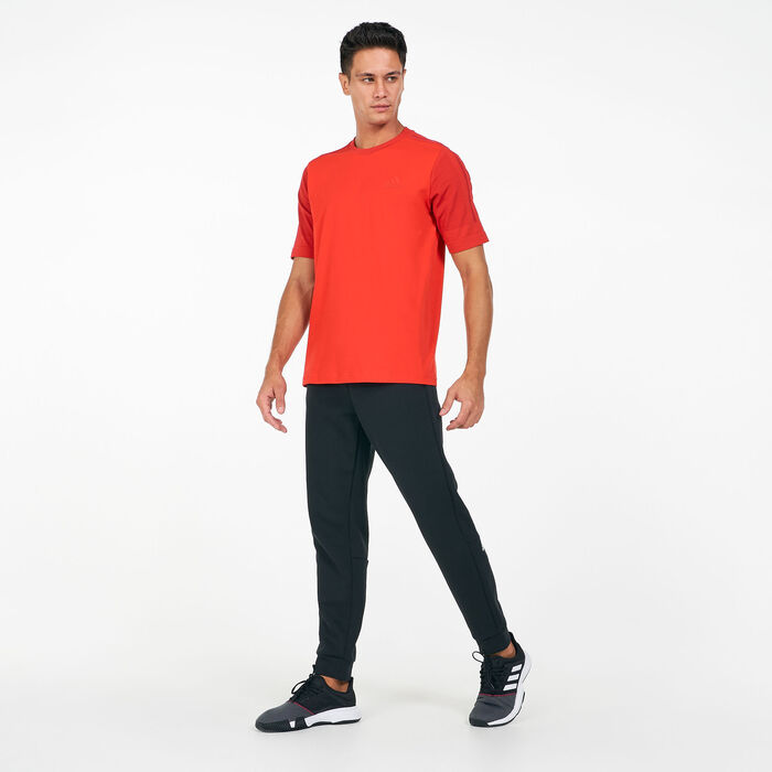 adidas Men's Sportswear Z.N.E Aeroknit T-Shirt Red adidas Men's Sportswear Z.N.E Aeroknit T-Shirt Red image number 2
