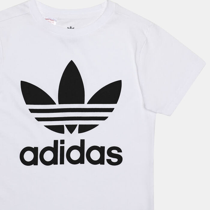 adidas Originals Kids' Trefoil T-Shirt White adidas Originals Kids' Trefoil T-Shirt White image number 2