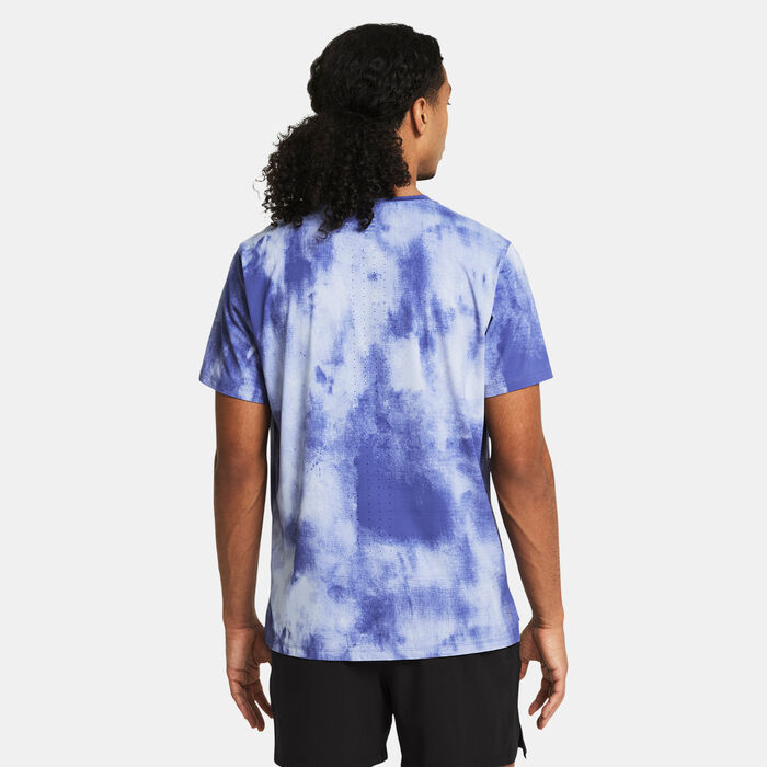Under Armour Men's Launch Elite Wash T-Shirt Purple Under Armour Men's Launch Elite Wash T-Shirt Purple image number 1