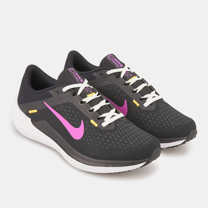 Nike Women's Winflo 10 Road Running Shoe Black Nike Women's Winflo 10 Road Running Shoe Black image number 1