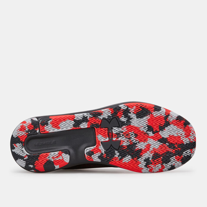 Under Armour Lockdown 5 Basketball Shoe Red image number 3