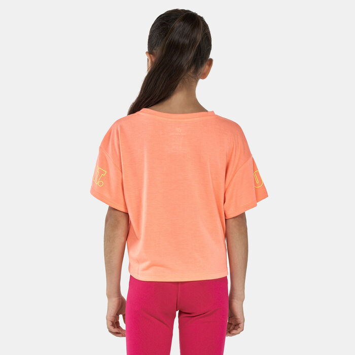 Nike Kids' Graphic Print T-Shirt Orange Nike Kids' Graphic Print T-Shirt Orange image number 1