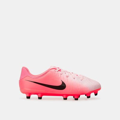 Nike Kids' Tiempo Legend 10 Academy Multi-Ground Football Shoe (Younger/Older Kids) Pink