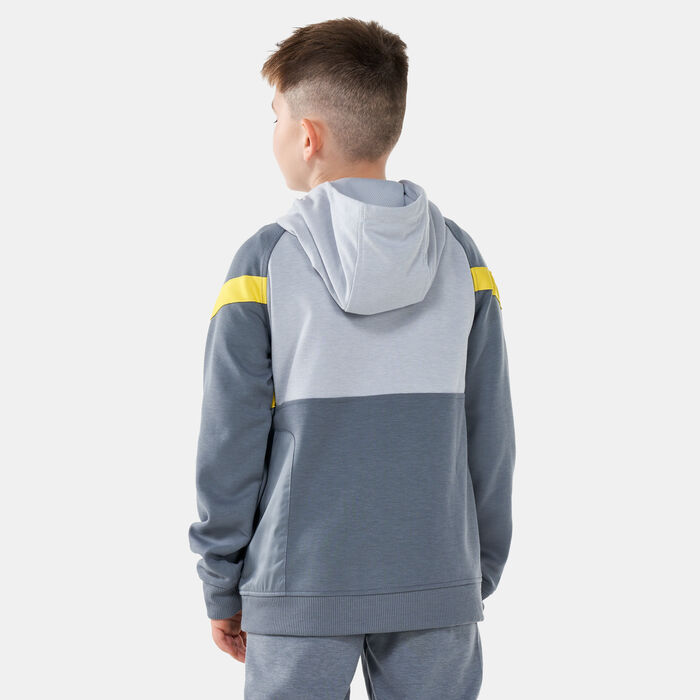 Nike Kids' Dri-FIT Liverpool F.C. Half-Zip Hoodie (Older Kids) Grey Nike Kids' Dri-FIT Liverpool F.C. Half-Zip Hoodie (Older Kids) Grey image number 1