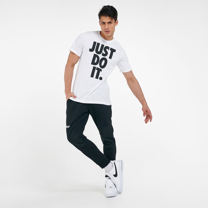 Nike Men's Just Do It Icon T-Shirt White Nike Men's Just Do It Icon T-Shirt White image number 2
