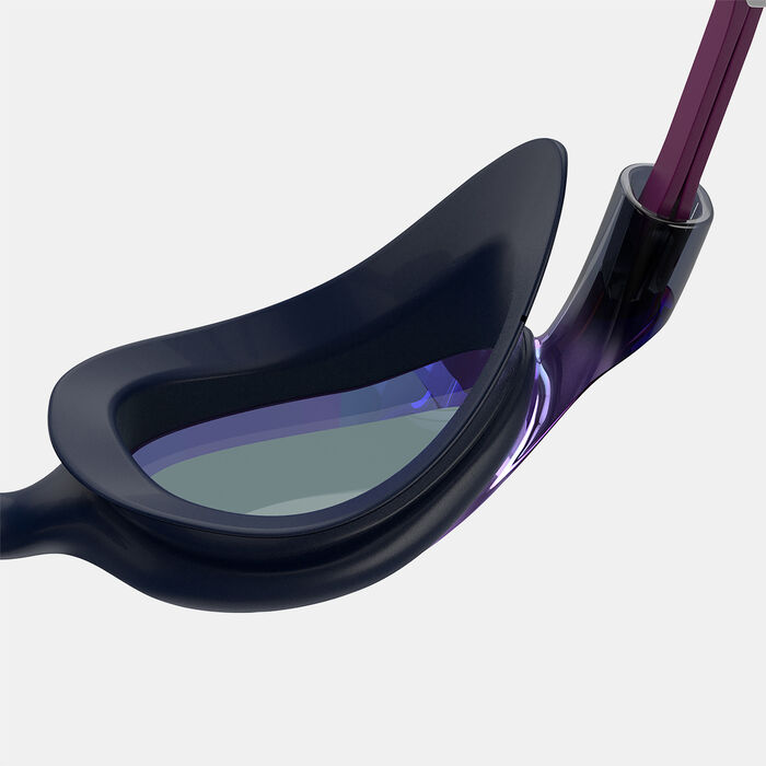 Speedo Women's Virtue Mirror Swimming Goggles Purple image number 3