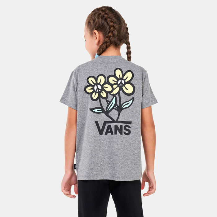 Vans Kids' Ground Level Crew T-Shirt Grey Vans Kids' Ground Level Crew T-Shirt Grey image number 1