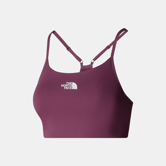 The North Face Women's Flex Light-Support Training Sports Bra Purple image number 0