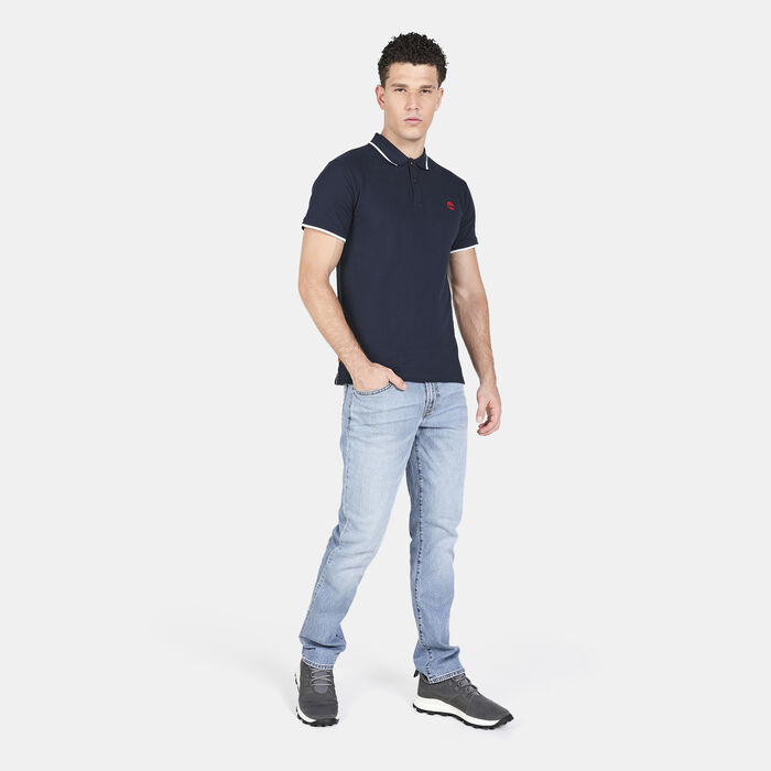Timberland Men's Millers River Tipped Pique Polo T-Shirt Timberland Men's Millers River Tipped Pique Polo T-Shirt image number 2