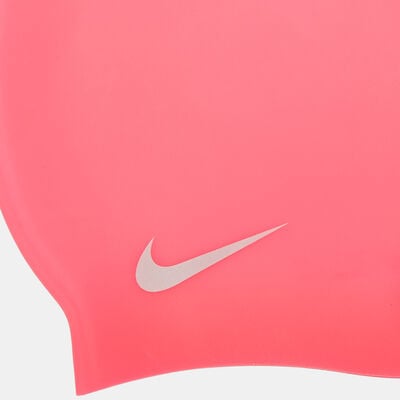 Nike Swim Swim Kids' Solid Silicone Cap (Older Kids) Pink Nike Swim Swim Kids' Solid Silicone Cap (Older Kids) Pink