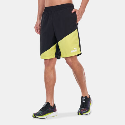 PUMA Men's POWER Colourblock Shorts Black PUMA Men's POWER Colourblock Shorts Black