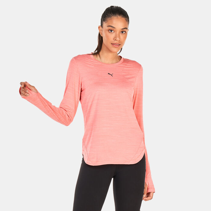 PUMA Women's CLOUDSPUN Long Sleeve T-Shirt Pink PUMA Women's CLOUDSPUN Long Sleeve T-Shirt Pink image number 0