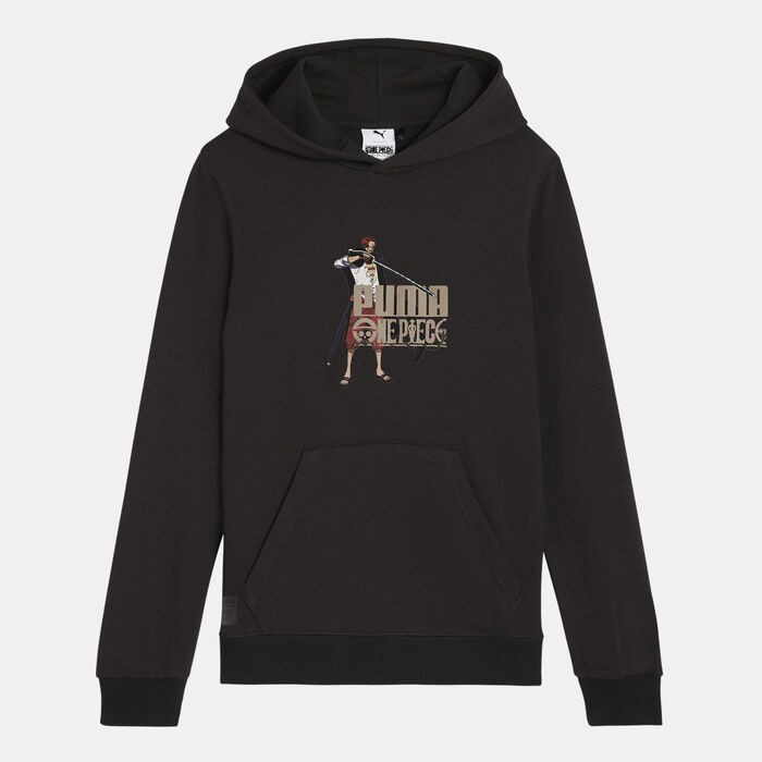 PUMA Kids' x One Piece Hoodie Black image number 0