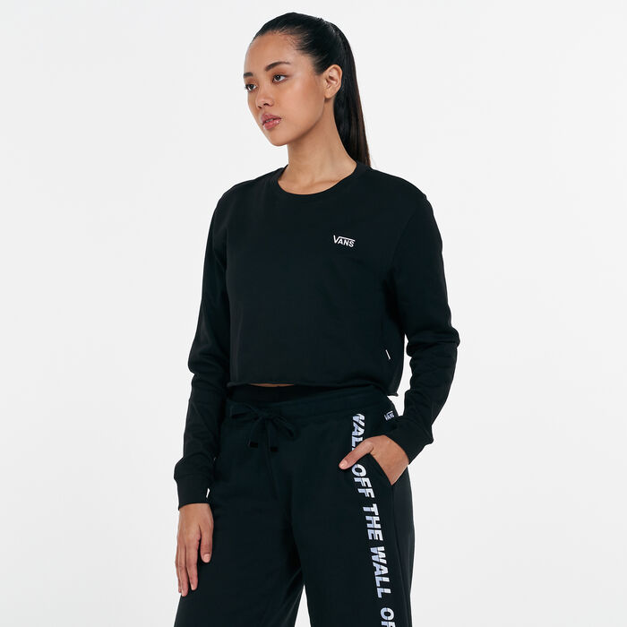 Vans Women's Junior V T-Shirt Black Vans Women's Junior V T-Shirt Black image number 0