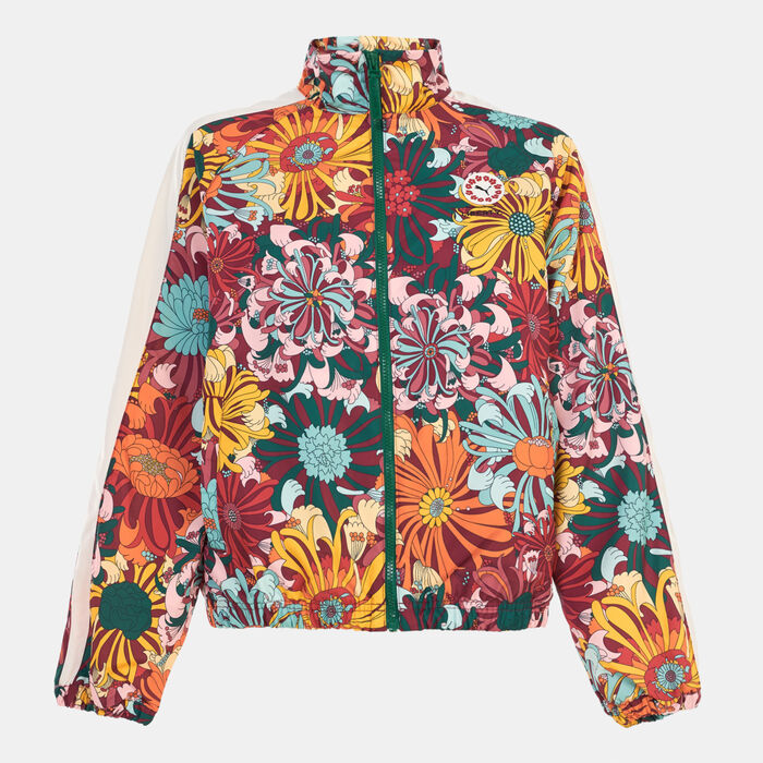 PUMA Women's x LIBERTY Allover Print Woven Jacket Multi PUMA Women's x LIBERTY Allover Print Woven Jacket Multi image number 0