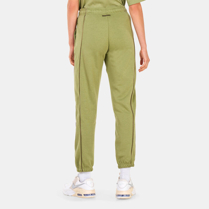 Nike Women's Air Mid-Rise Fleece Joggers Green Nike Women's Air Mid-Rise Fleece Joggers Green image number 1