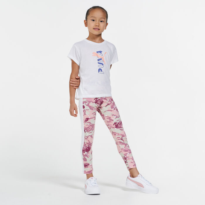 PUMA Kids' Modern Sports Logo T-Shirt White PUMA Kids' Modern Sports Logo T-Shirt White image number 2