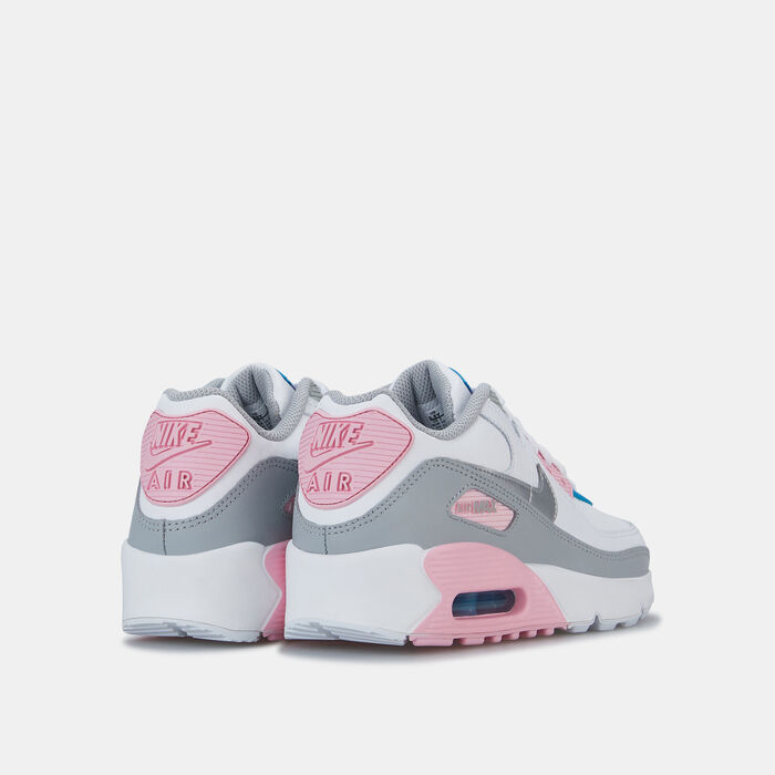 Nike Kids' Air Max 90 Leather Shoe (Older Kids) Grey Nike Kids' Air Max 90 Leather Shoe (Older Kids) Grey image number 2