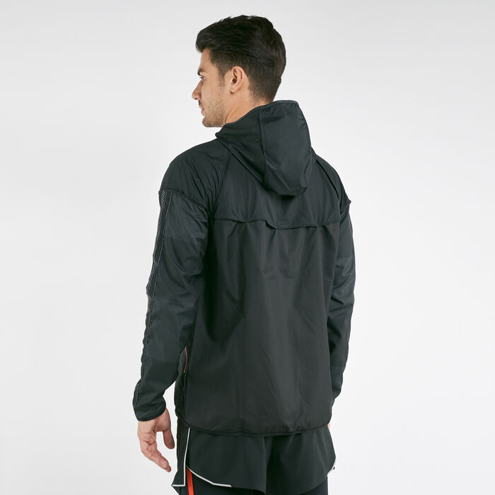 Nike Men's Wild Run Windrunner Running Jacket Grey Nike Men's Wild Run Windrunner Running Jacket Grey image number 1