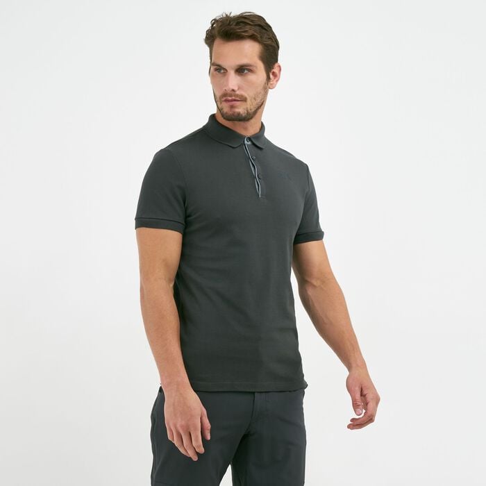 The North Face Men's Premium Polo T-Shirt Grey The North Face Men's Premium Polo T-Shirt Grey image number 0