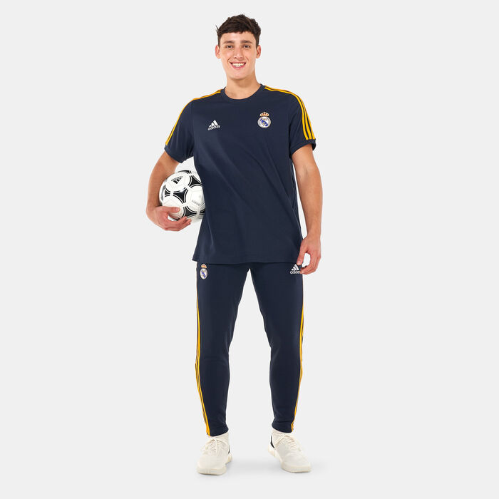adidas Men's Real Madrid 3-Stripes Sweatpants Blue adidas Men's Real Madrid 3-Stripes Sweatpants Blue image number 2
