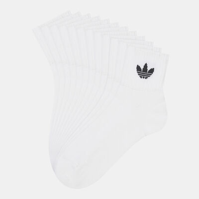 adidas Originals Mid-Cut Crew Socks (3 Pack) White