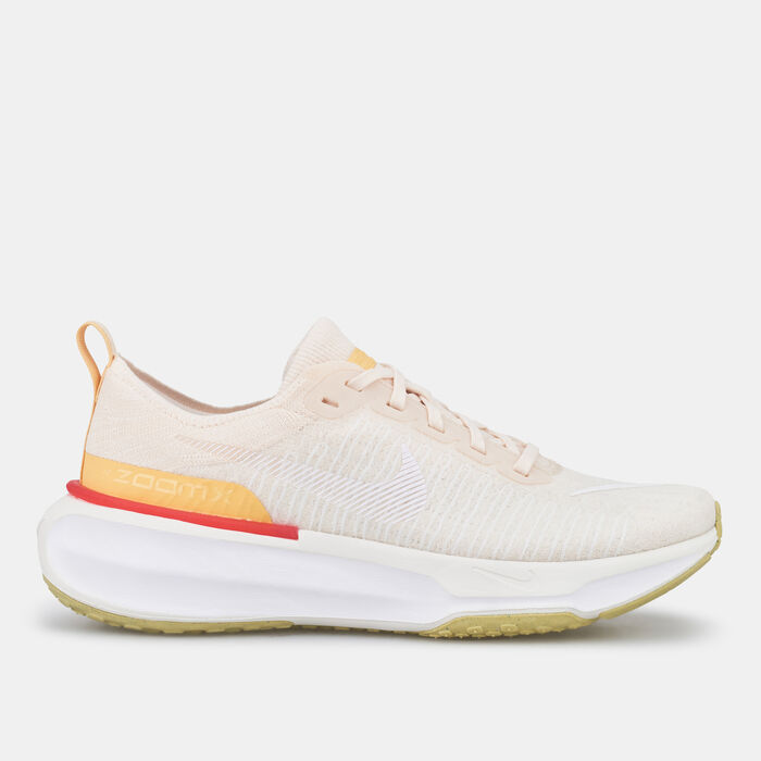 Nike Women's ZoomX Invincible 3 Road Running Shoes Ivory Nike Women's ZoomX Invincible 3 Road Running Shoes Ivory image number 0