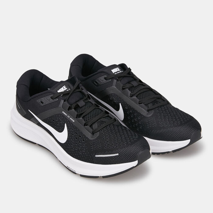 Nike Women's Air Zoom Structure 23 Shoe Black Nike Women's Air Zoom Structure 23 Shoe Black image number 1