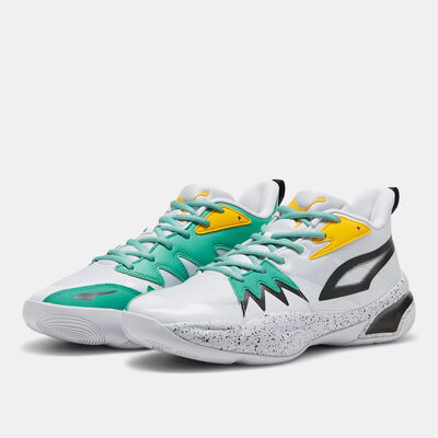 PUMA Men's Genetics Speckle Basketball Shoes Black